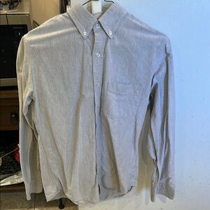 Men's J Crew Slim Gray Button-Down Shirt